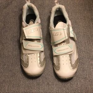 Louis Garneau Ergo Grip White Cycling Spin Shoes